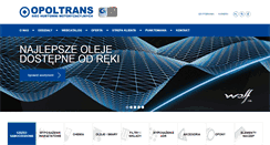 Desktop Screenshot of opoltrans.com.pl