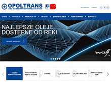 Tablet Screenshot of opoltrans.com.pl